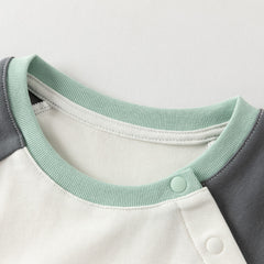 Dave&Bella Toddler Girls/Boys White Cozy Cotton Simple/Versatile T-shirts