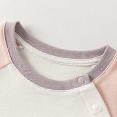 Dave&Bella Toddler Girls/Boys White Cozy Cotton Simple/Versatile T-shirts