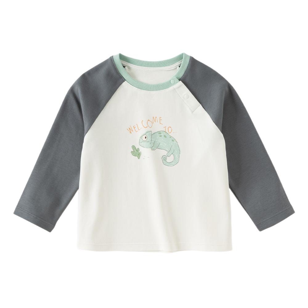 Dave&Bella Toddler Girls/Boys White Cozy Cotton Simple/Versatile T-shirts