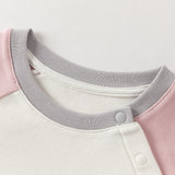 Dave&Bella Toddler Girls/Boys White Cozy Cotton Simple/Versatile T-shirts
