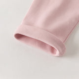 Dave&Bella Toddler Girls/Boys White Cozy Cotton Simple/Versatile T-shirts