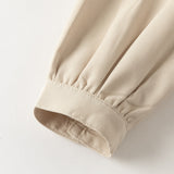 Dave&Bella Toddler Girls Khaki Doll Collar Classic Elegant Lightweight Trench Coats
