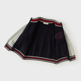 Dave&Bella Toddler Boys Navy Turtle Soft Comfortable Classic Cardigans