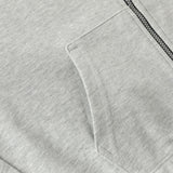 Dave&Bella Toddler Boys Gray Long-sleeved Hooded Outwear Single-layer Hooded Coats