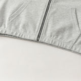 Dave&Bella Toddler Boys Gray Long-sleeved Hooded Outwear Single-layer Hooded Coats