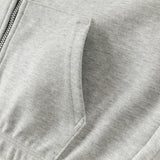 Dave&Bella Toddler Boys Gray Long-sleeved Hooded Outwear Single-layer Hooded Coats