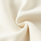 Dave&Bella Toddler Girls Beige Ruffle Collar Cozy Comfortable Cotton Knit Sweaters