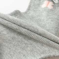 Dave&Bella Toddler Girls Dark Red/Grey Simple Casual Cozy Comfortable Leggings
