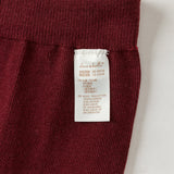 Dave&Bella Toddler Girls Dark Red/Grey Simple Casual Cozy Comfortable Tights