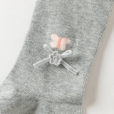 Dave&Bella Toddler Girls Dark Red/Grey Simple Casual Cozy Comfortable Tights