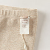 Dave&Bella Toddler Girls Dark Khaki/Apricot Mesh Simple Soft Cozy Pants