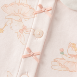 Dave&Bella Toddler Girls Sweet Pink Print  Lightweight Snug Cotton Breathable Pajamas