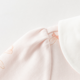 Dave&Bella Toddler Girls Sweet Pink Print  Lightweight Snug Cotton Breathable Pajamas