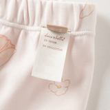 Dave&Bella Toddler Girls Sweet Pink Print  Lightweight Snug Cotton Breathable Pajamas