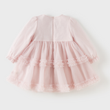 Dave&Bella Toddler Girls Purple Pink Dreamy A-Line Birthday Party Princess Tulle Dress