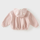 Dave&Bella Toddler Girls Pink Cute Hooded Fleece Warm Comfortable Coats