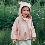 Dave&Bella Toddler Girls Pink Cute Hooded Fleece Warm Comfortable Coats