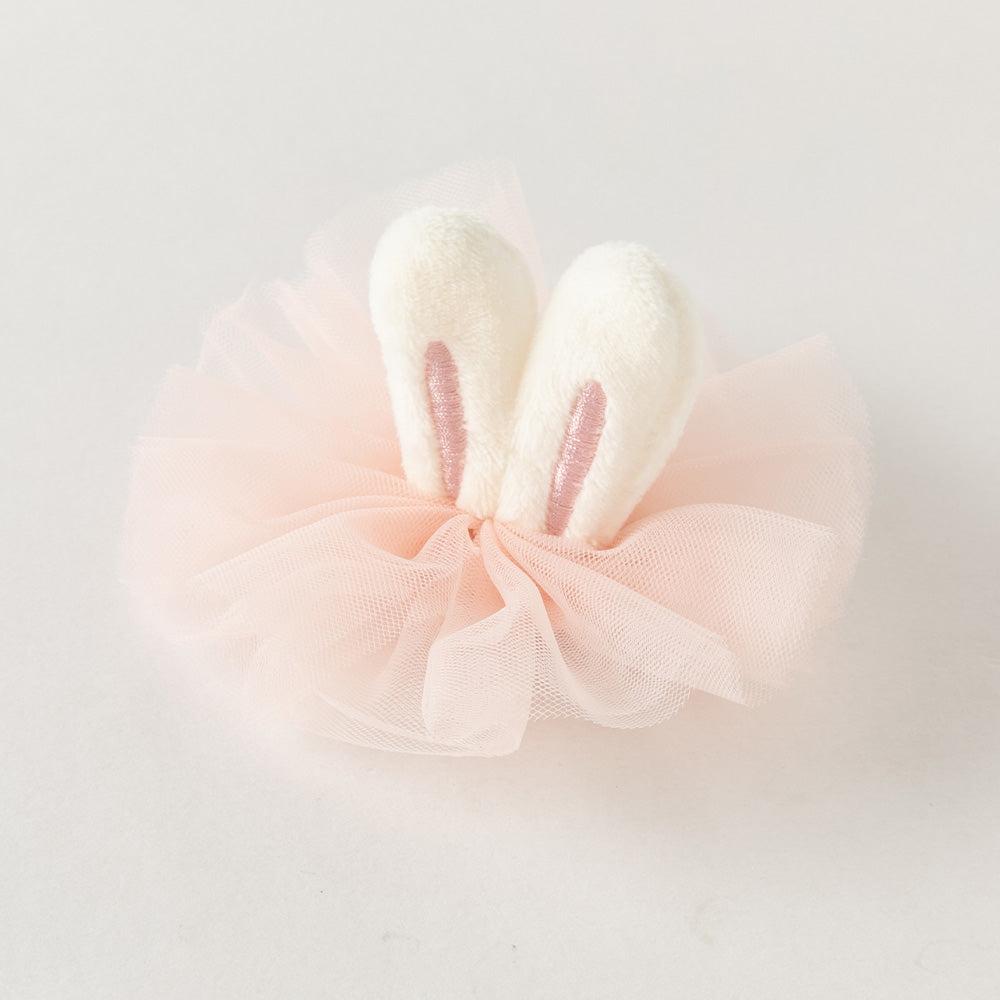Dave&Bella Toddler Girls Pink Rabbit Cute Mesh Hair Accessory