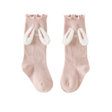 Dave&Bella Toddler Girls Pink Charming Cute Rabbit Ears Comfortable Socks