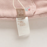 Dave&Bella Toddler Girls Pink/Milky Coffee Cozy Cotton Casual Versatile Drawstring Pants