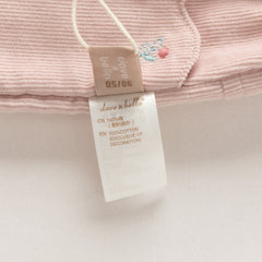 Dave&Bella Toddler Girls Pink/Milky Coffee Cozy Cotton Casual Versatile Drawstring Pants