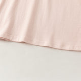 Dave&Bella Toddler Girls Pink Sweet Print Doll Collar Comfortable Cozy Cotton T-shirts