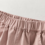 Dave&Bella Toddler Girls Pink Tiny Sweet Floral Straight Leg Pants