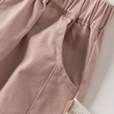 Dave&Bella Toddler Girls Pink Tiny Sweet Floral Straight Leg Pants