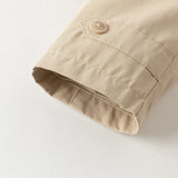 Dave&Bella Toddler Girls Khaki Hooded Design Dress-Style Mesh Cotton Cozy Jackets