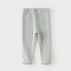 Dave&Bella Toddler Girls Pink/Beige/Apricot Comfortable Versatile Leggings