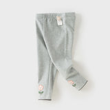 Dave&Bella Toddler Girls Pink/Beige/Apricot Comfortable Versatile Leggings
