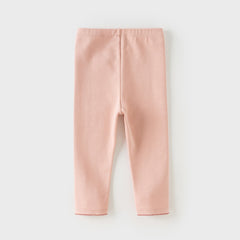 Dave&Bella Toddler Girls Pink/Beige/Apricot Comfortable Versatile Leggings