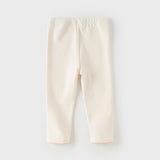 Dave&Bella Toddler Girls Pink/Beige/Apricot Comfortable Versatile Leggings