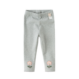 Dave&Bella Toddler Girls Pink/Beige/Apricot Comfortable Versatile Leggings