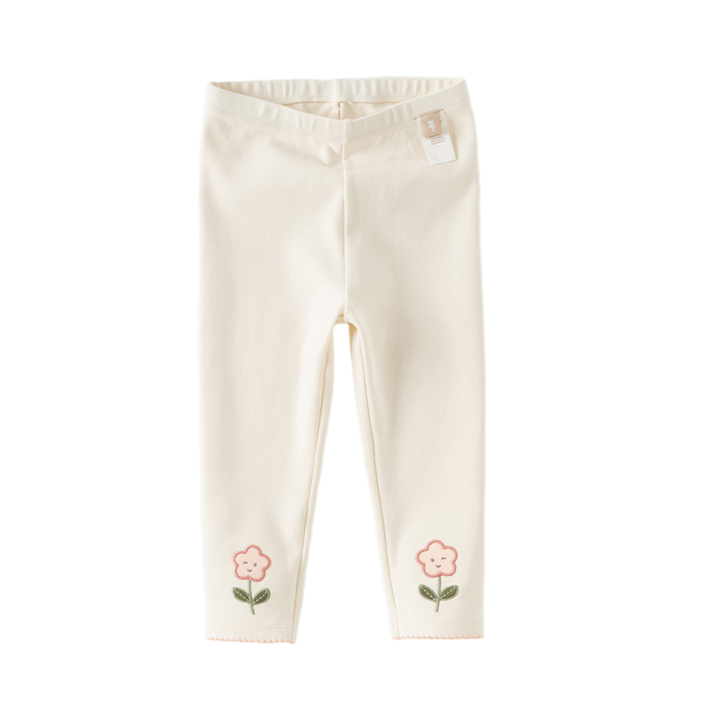 Dave&Bella Toddler Girls Pink/Beige/Apricot Comfortable Versatile Leggings
