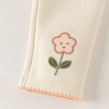 Dave&Bella Toddler Girls Pink/Beige/Apricot Comfortable Versatile Leggings