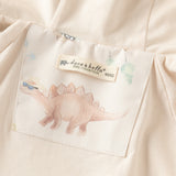 Dave&Bella Toddler Boys Dinosaur Forest Print Cotton Soft Waterproof Hooded Jackets