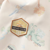 Dave&Bella Toddler Boys Dinosaur Forest Print Cotton Soft Waterproof Hooded Jackets