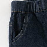 Dave&Bella Toddler Boys Denim Blue Fashion Loose Comfortable Jeans