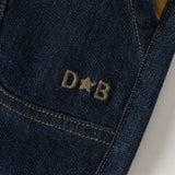 Dave&Bella Toddler Boys Denim Blue Fashion Loose Comfortable Jeans