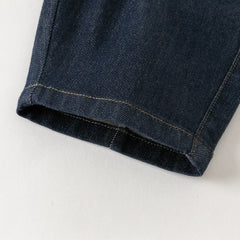 Dave&Bella Toddler Boys Denim Blue Fashion Loose Comfortable Jeans