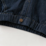 Dave&Bella Toddler Boys Denim Blue Fashion Loose Comfortable Jeans