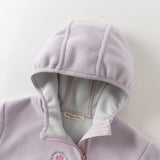 Dave&Bella Toddler Girls Multiple Colors Fleece Warm Soft Design Hooded Coats