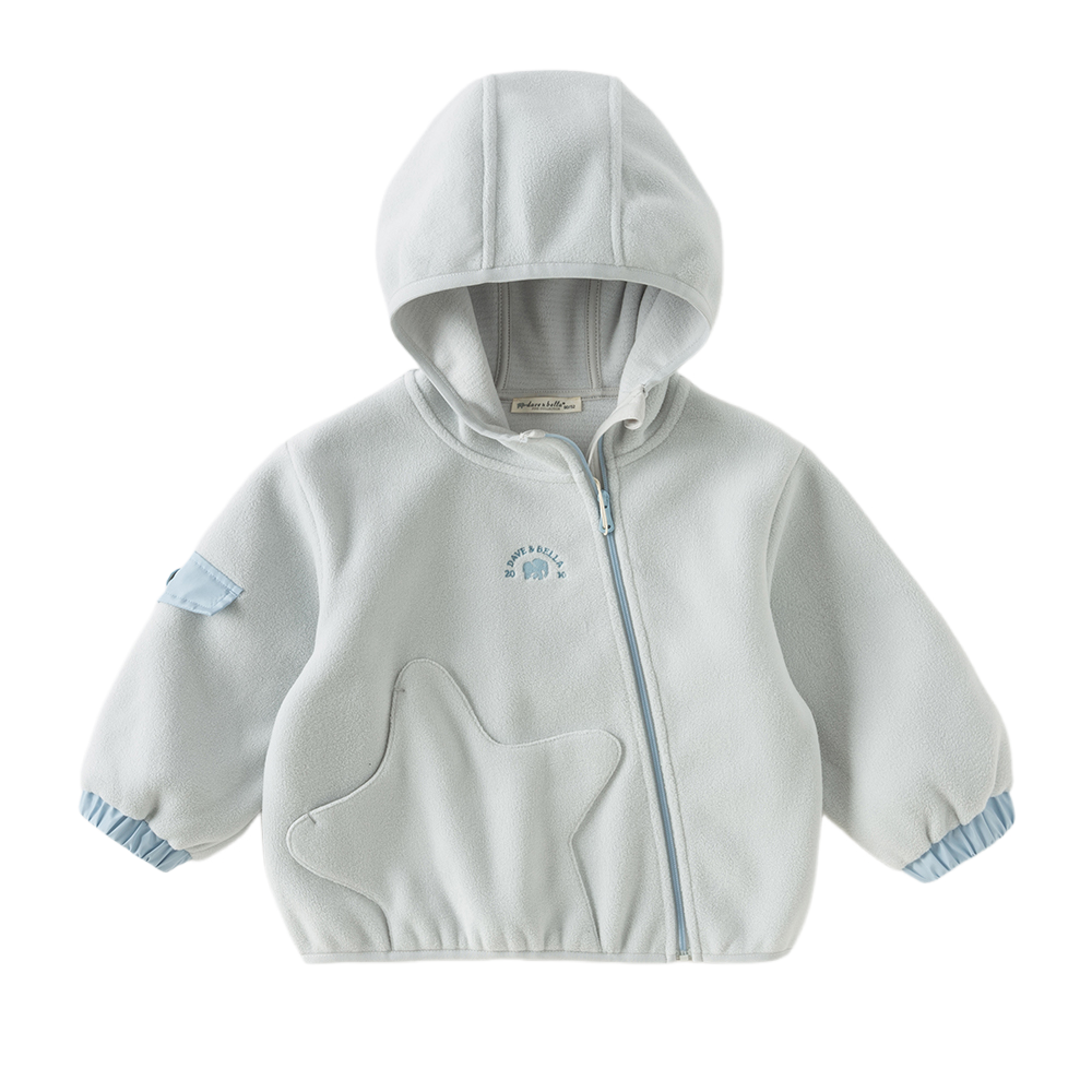 Dave&Bella Toddler Girls Multiple Colors Fleece Warm Soft Design Hooded Coats