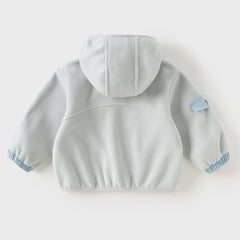 Dave&Bella Toddler Girls Multiple Colors Fleece Warm Soft Design Hooded Coats