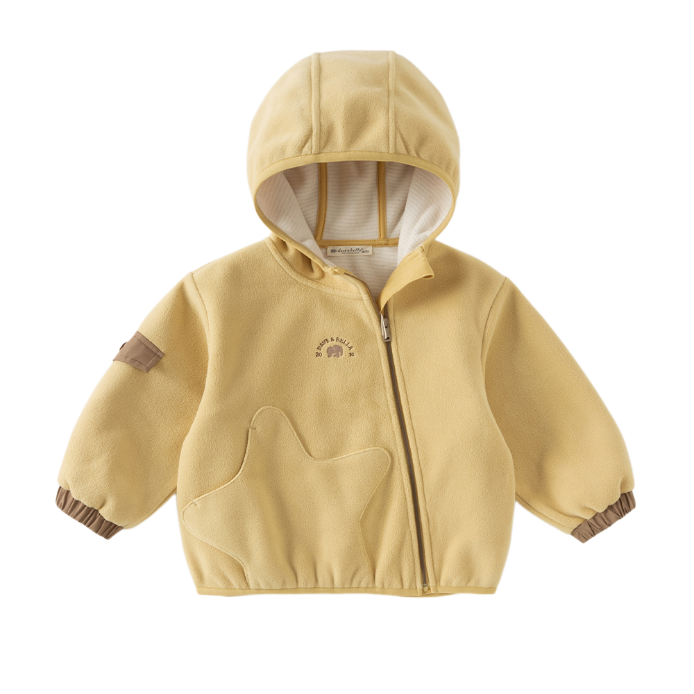 Dave&Bella Toddler Girls Multiple Colors Fleece Warm Soft Design Hooded Coats