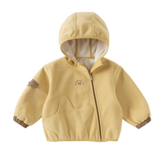 Dave&Bella Toddler Girls Multiple Colors Fleece Warm Soft Design Hooded Coats