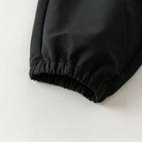 Dave&Bella Toddler Boys Black Simple Versatile Comfortable Jogger Pants