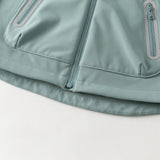 Dave&Bella Kid Girls/Boys Sea Green/Avocado Green/Pink Outdoor Hooded Jackets