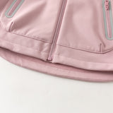 Dave&Bella Kid Girls/Boys Sea Green/Avocado Green/Pink Outdoor Hooded Jackets